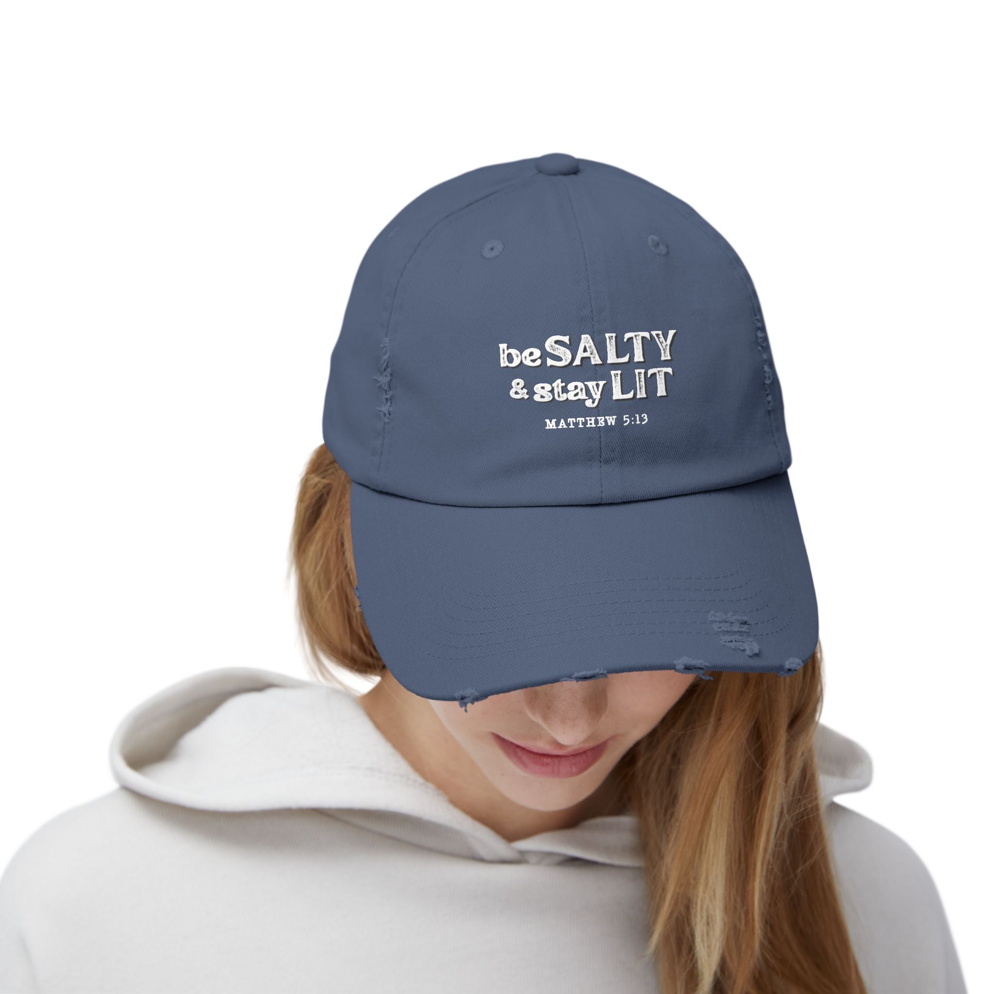 Matthew 5:13 - Christian Distressed Cap
