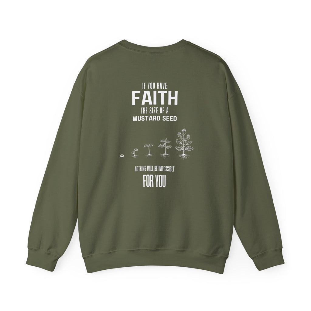Matthew 17:20 - Christian Crewneck Sweatshirt