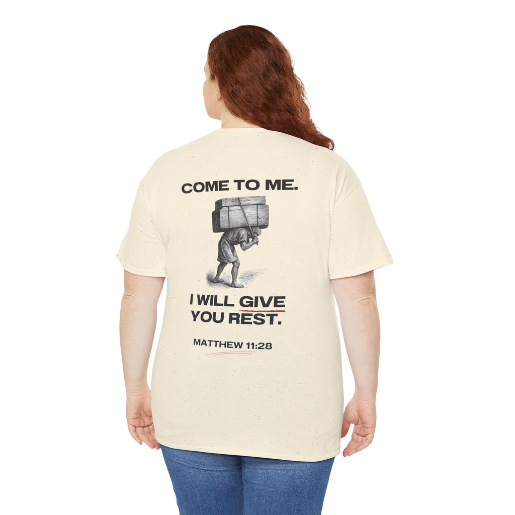 Matthew 11:28 - Christian Tee