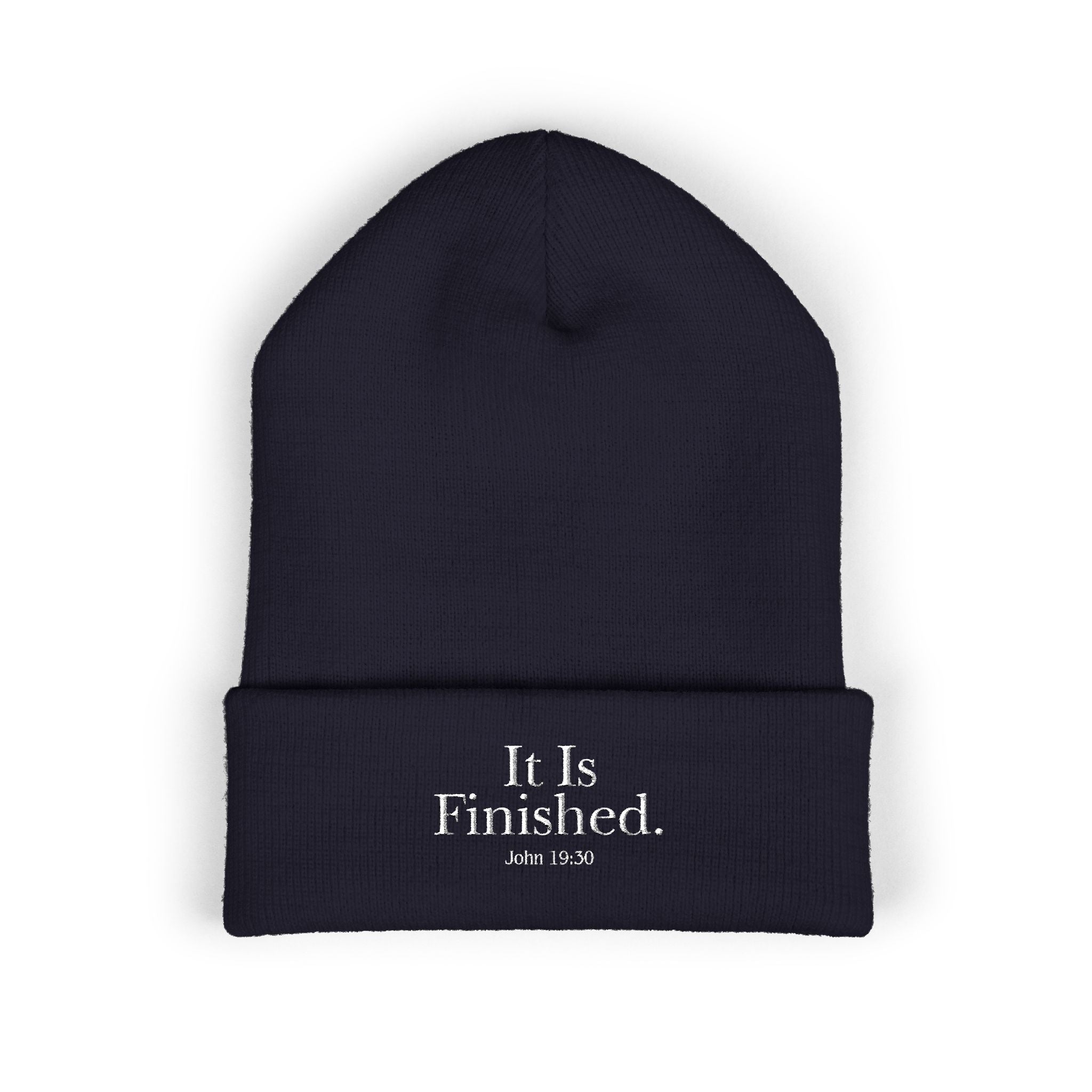 John 19:30 - Christian Beanie (Embroidered)