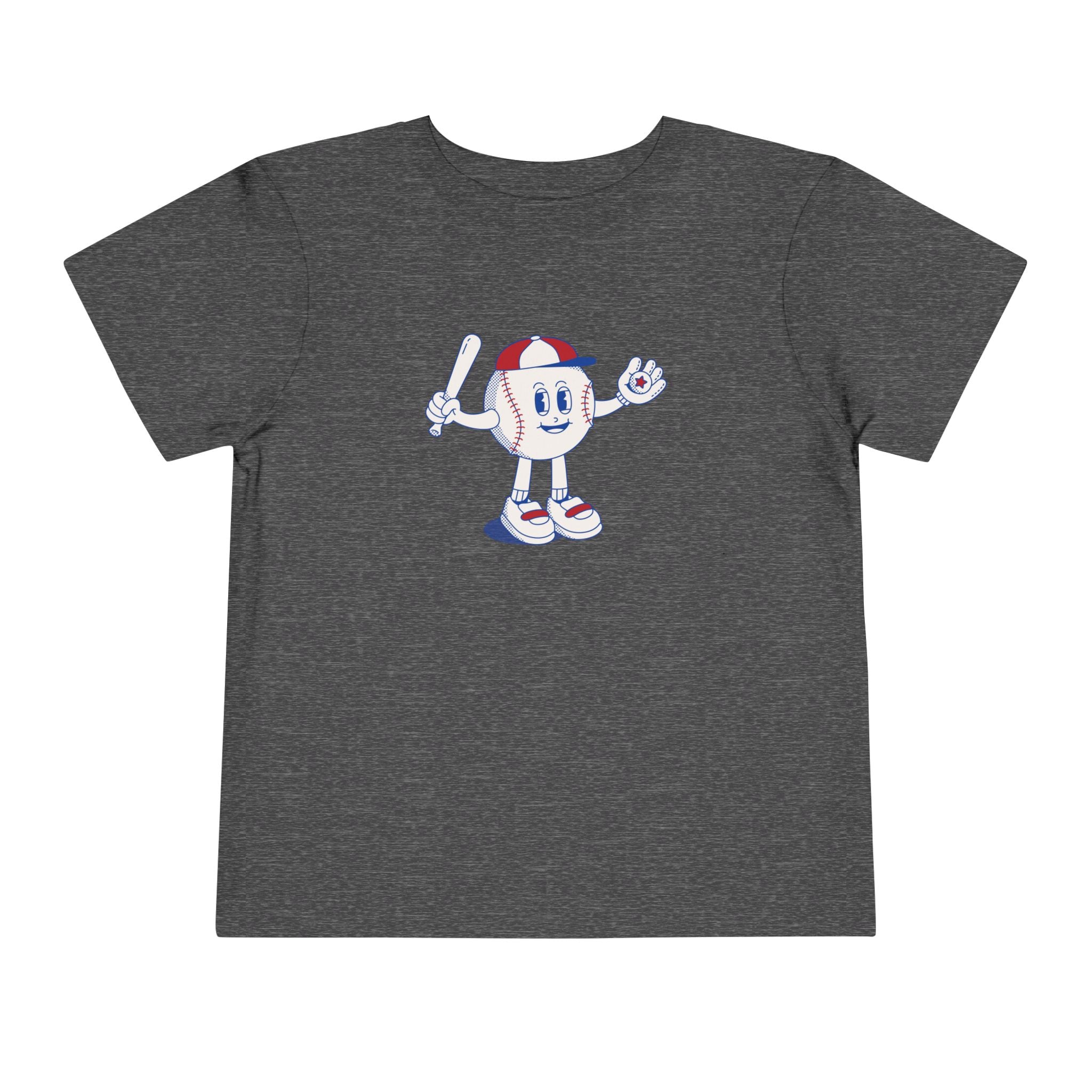 Retro Baseball Boy - Toddler Tee