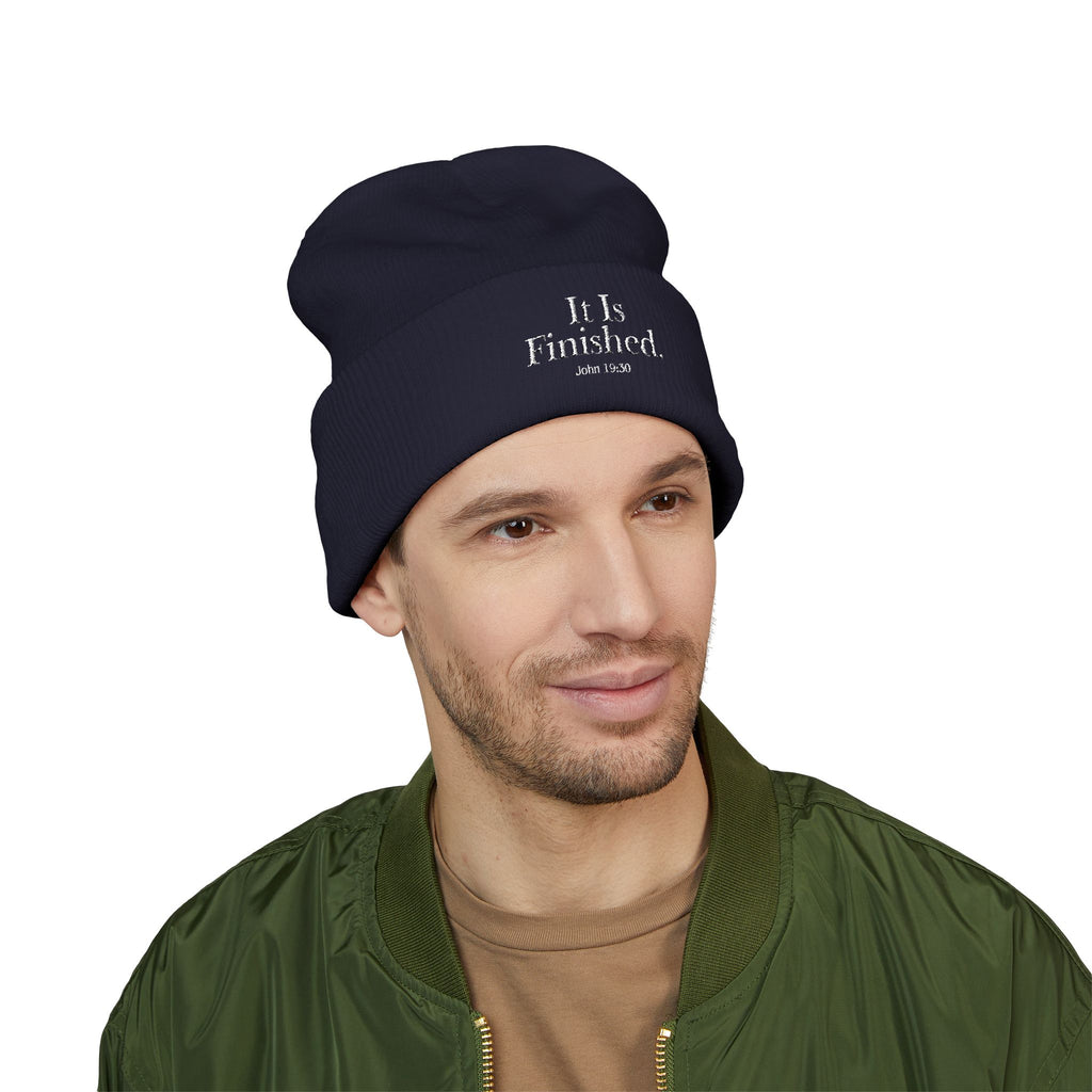 John 19:30 - Christian Beanie (Embroidered)