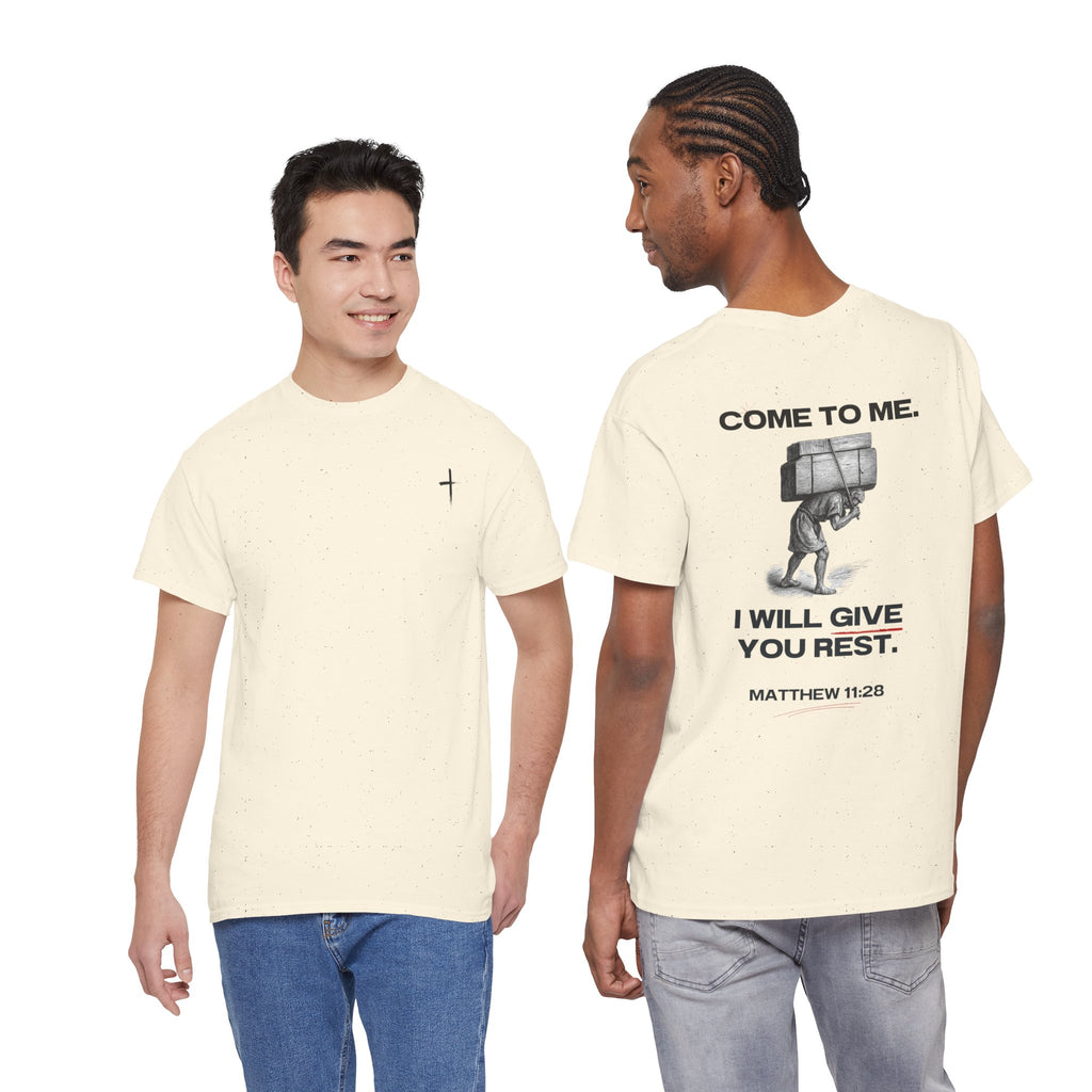 Matthew 11:28 - Christian Tee