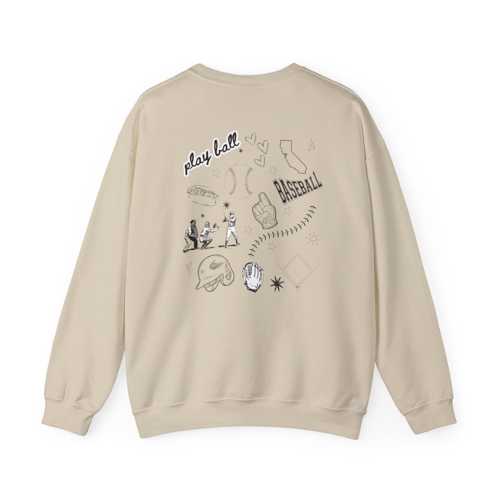 Baseball Mama - Crewneck Sweatshirt