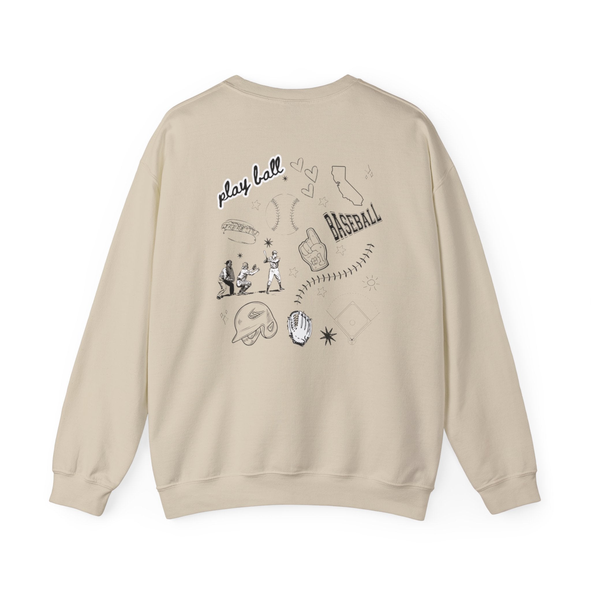 Baseball Mama - Crewneck Sweatshirt