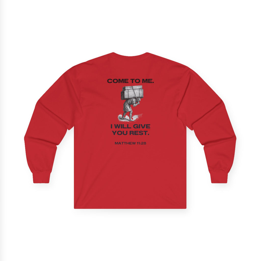 Matthew 11:28 - Christian Long Sleeve