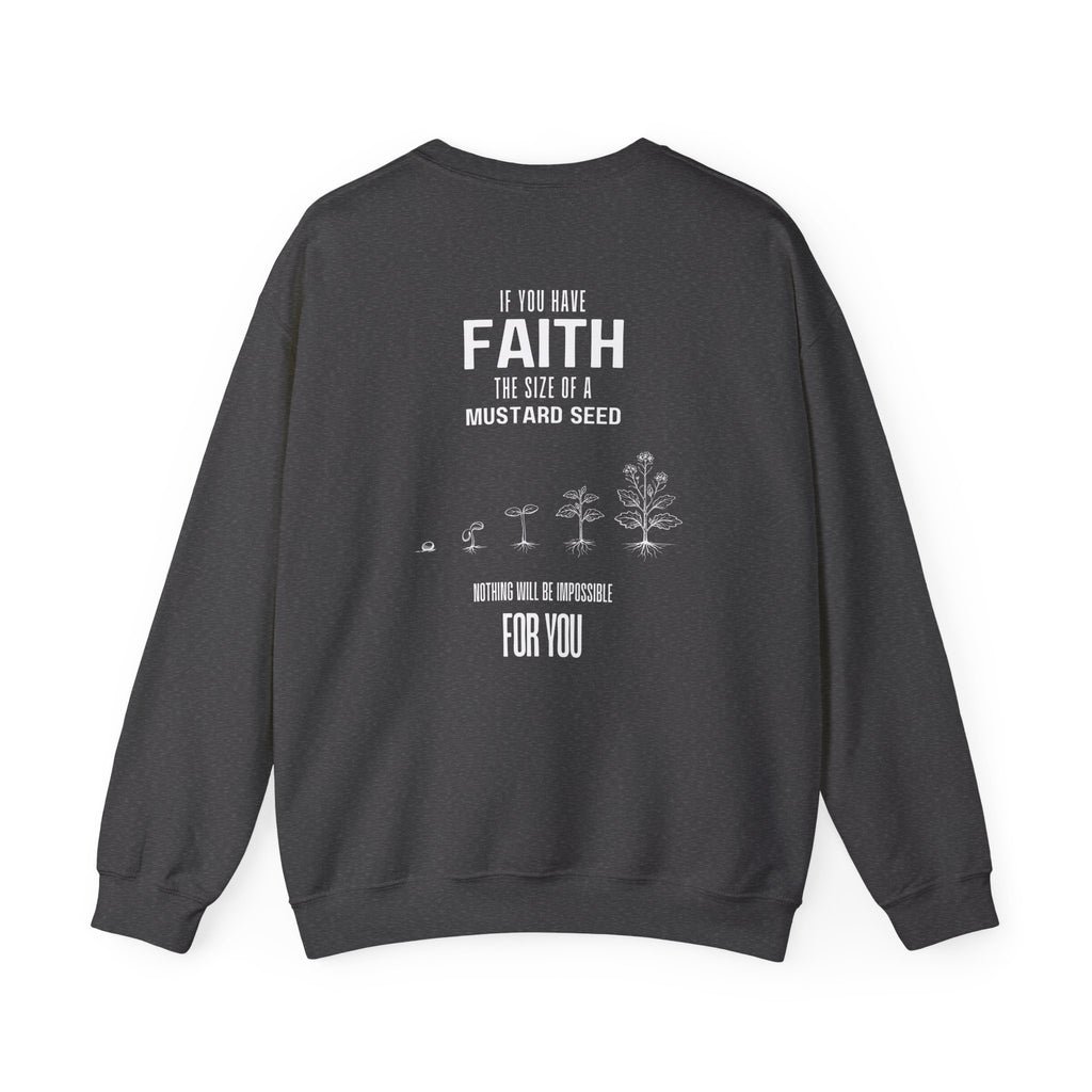 Matthew 17:20 - Christian Crewneck Sweatshirt