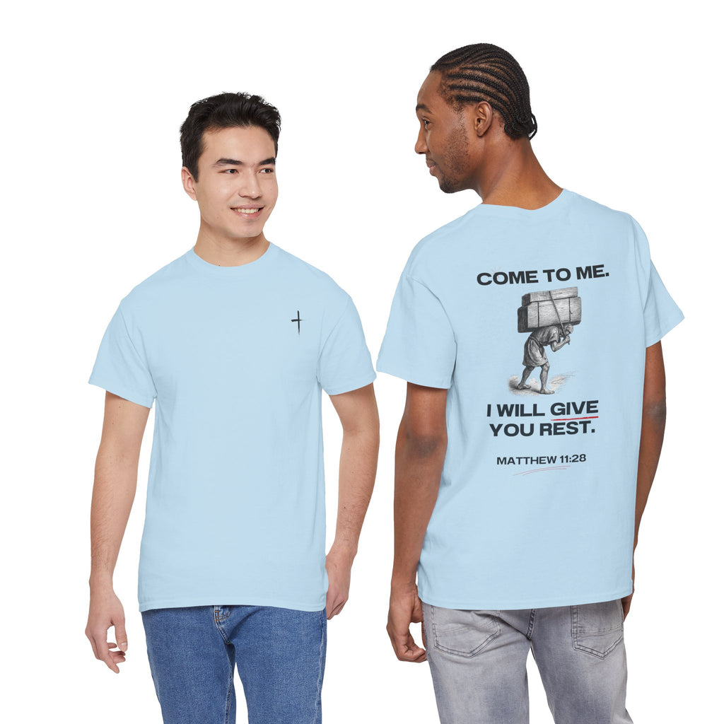 Matthew 11:28 - Christian Tee