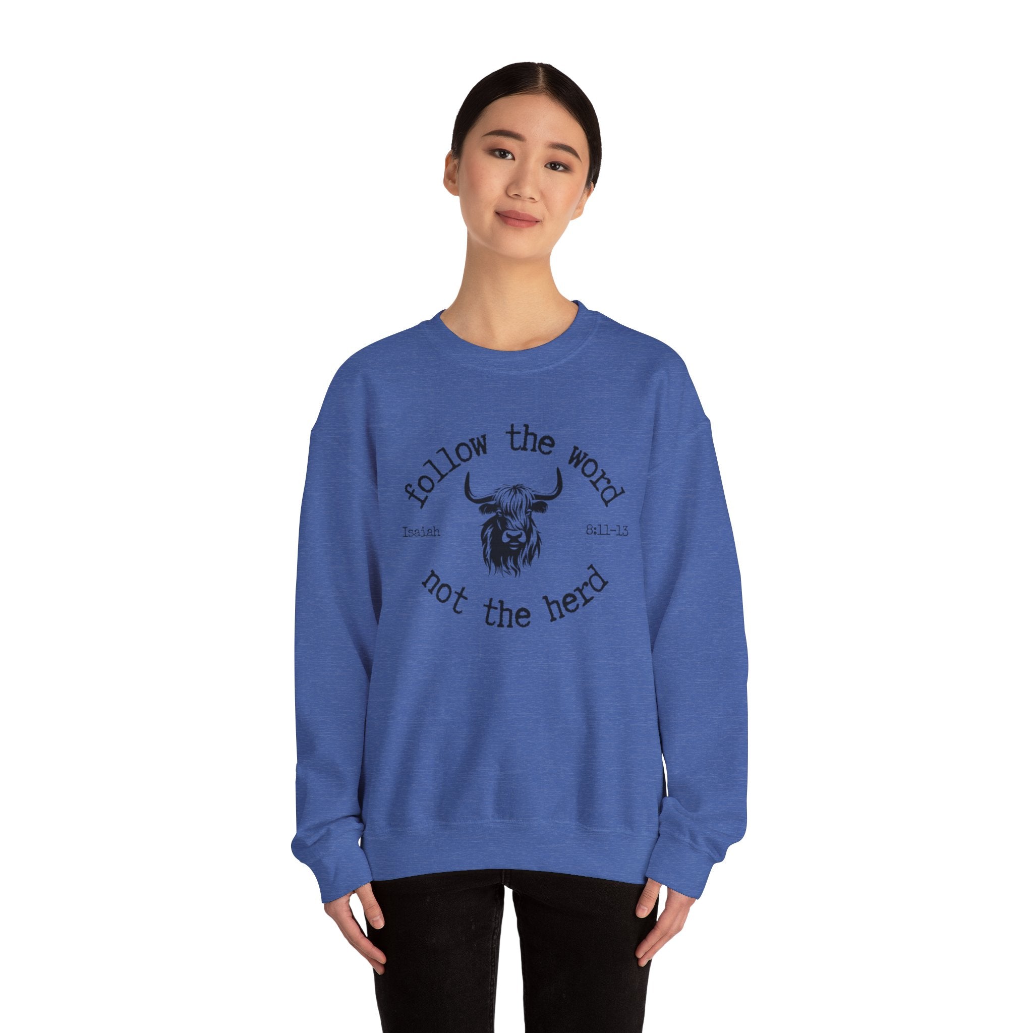 Isaiah 8:11-13 - Christian Crewneck Sweatshirt