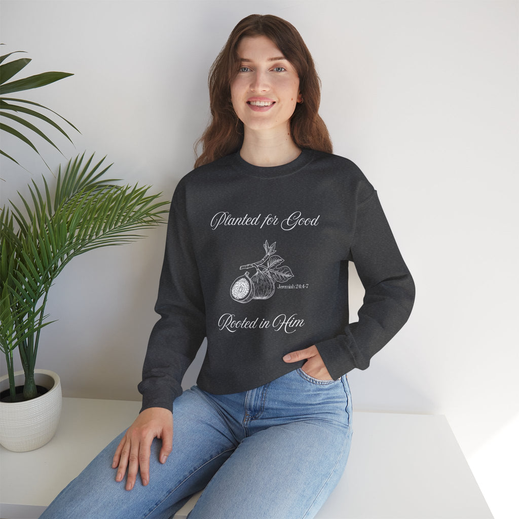 Jeremiah 24:4-7 - Christian Crewneck Sweatshirt