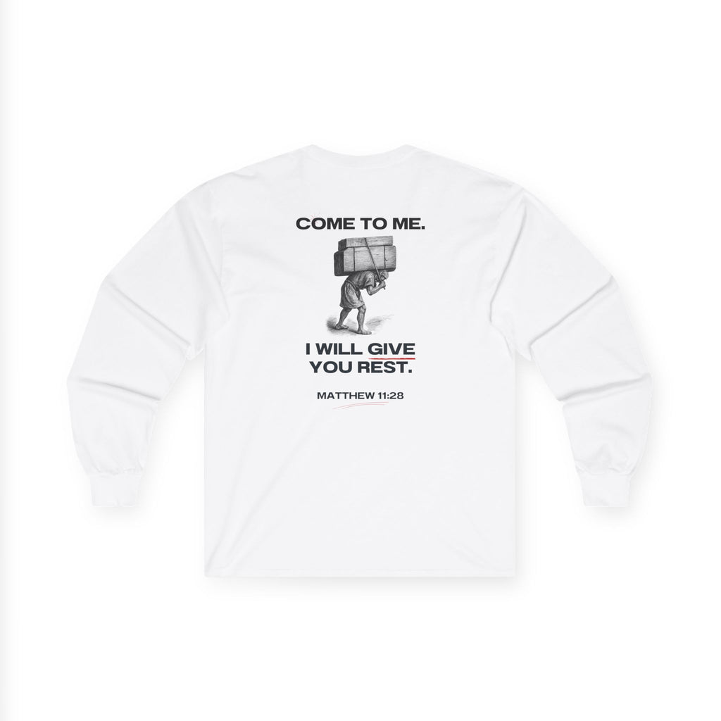 Matthew 11:28 - Christian Long Sleeve