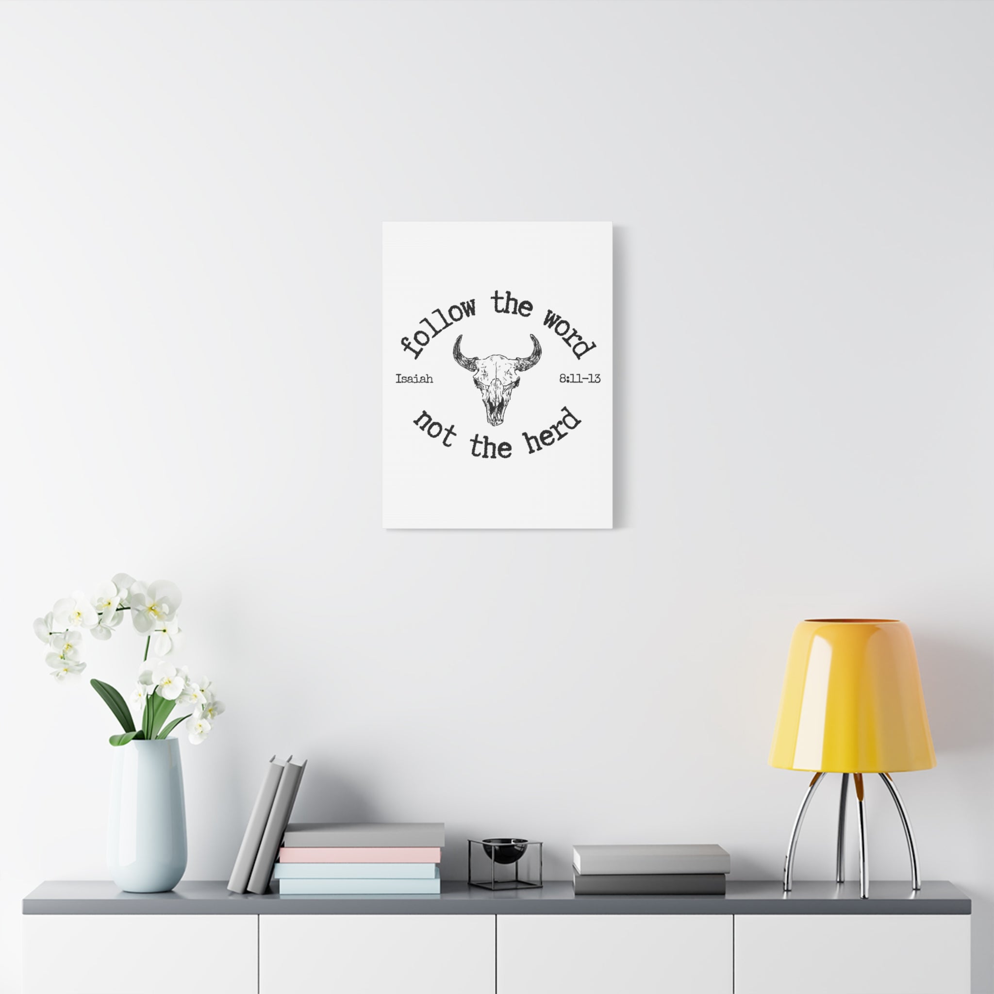 Isaiah 8:11-13 - Christian Wall Art