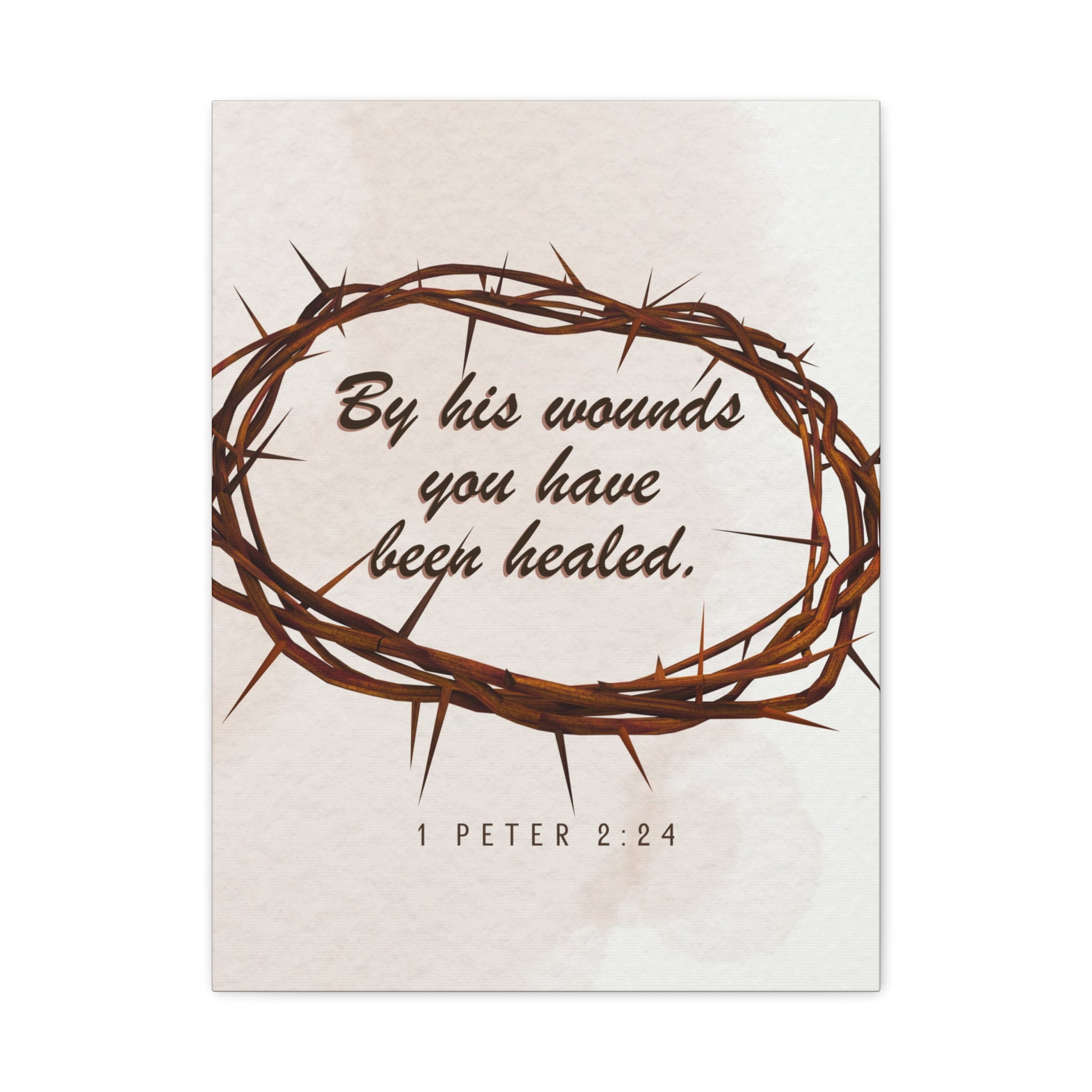 1 Peter 2:24 - Christian Wall Art