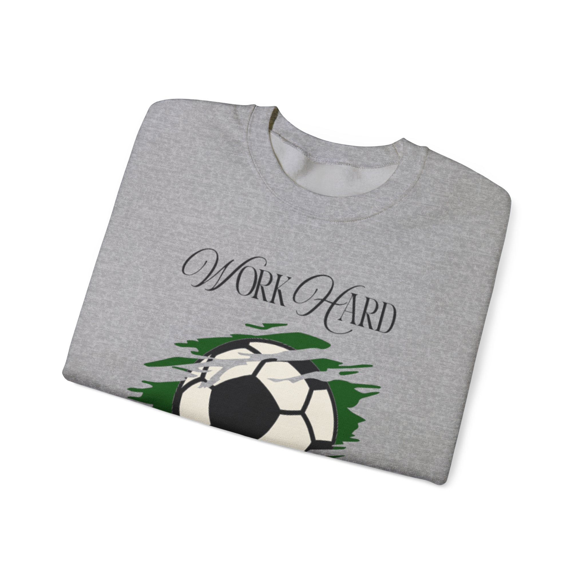 Soccer Work Hard Pray Hard - Crewneck Sweatshirt