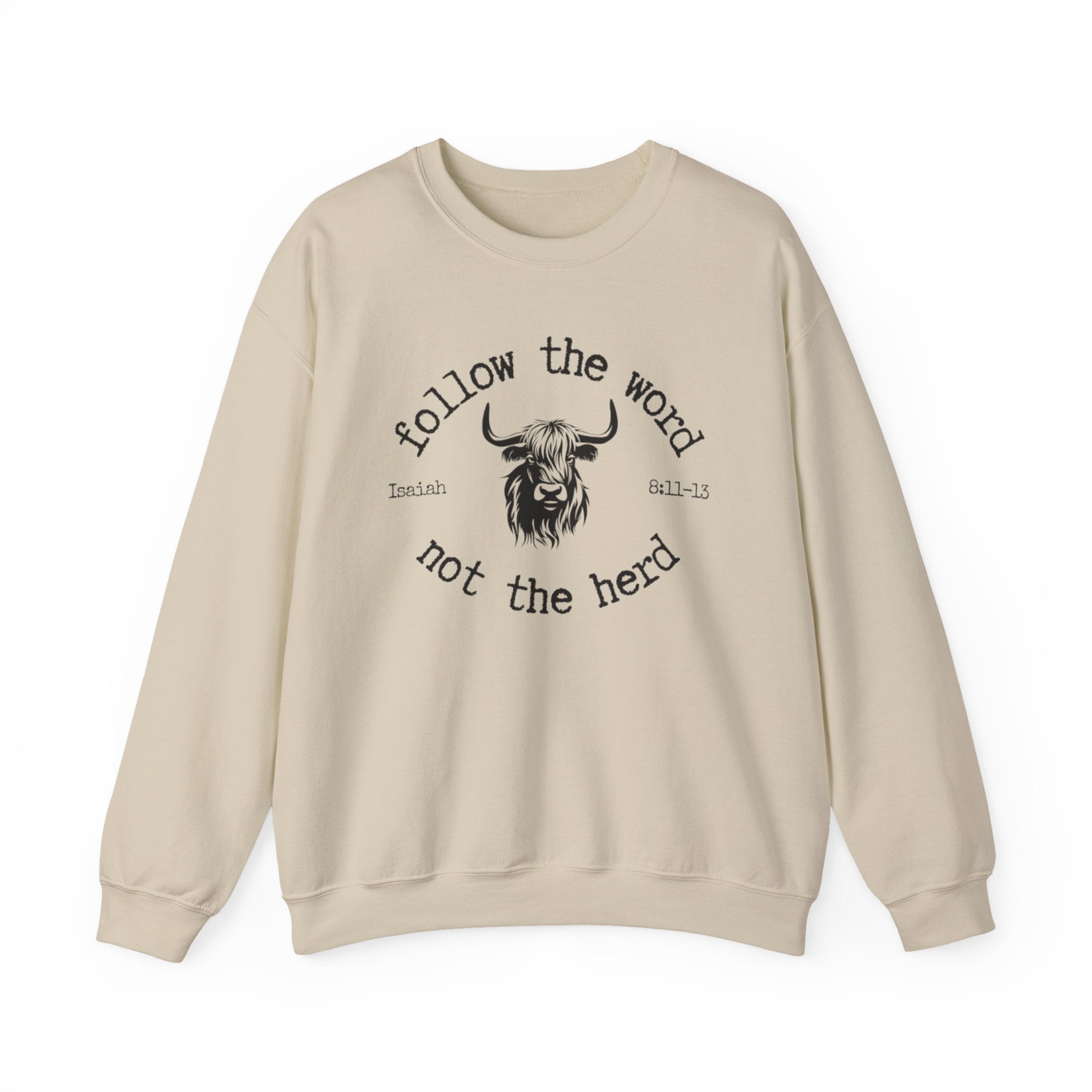 Isaiah 8:11-13 - Christian Crewneck Sweatshirt