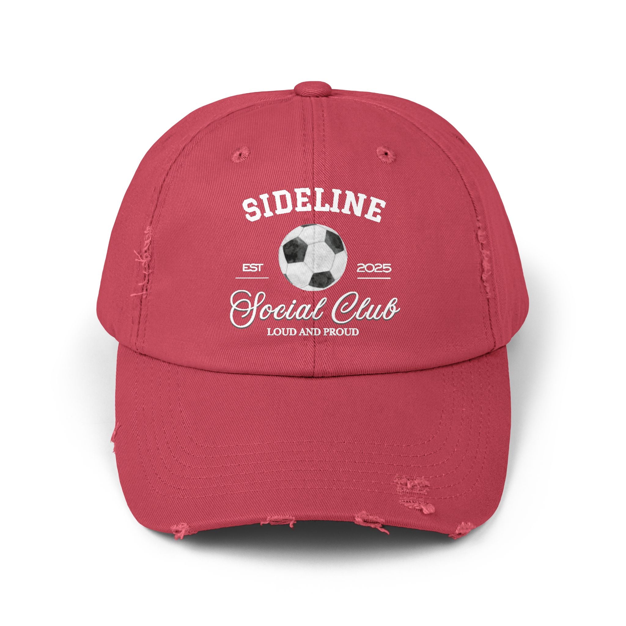 Soccer Sideline Social Club - Distressed Hat