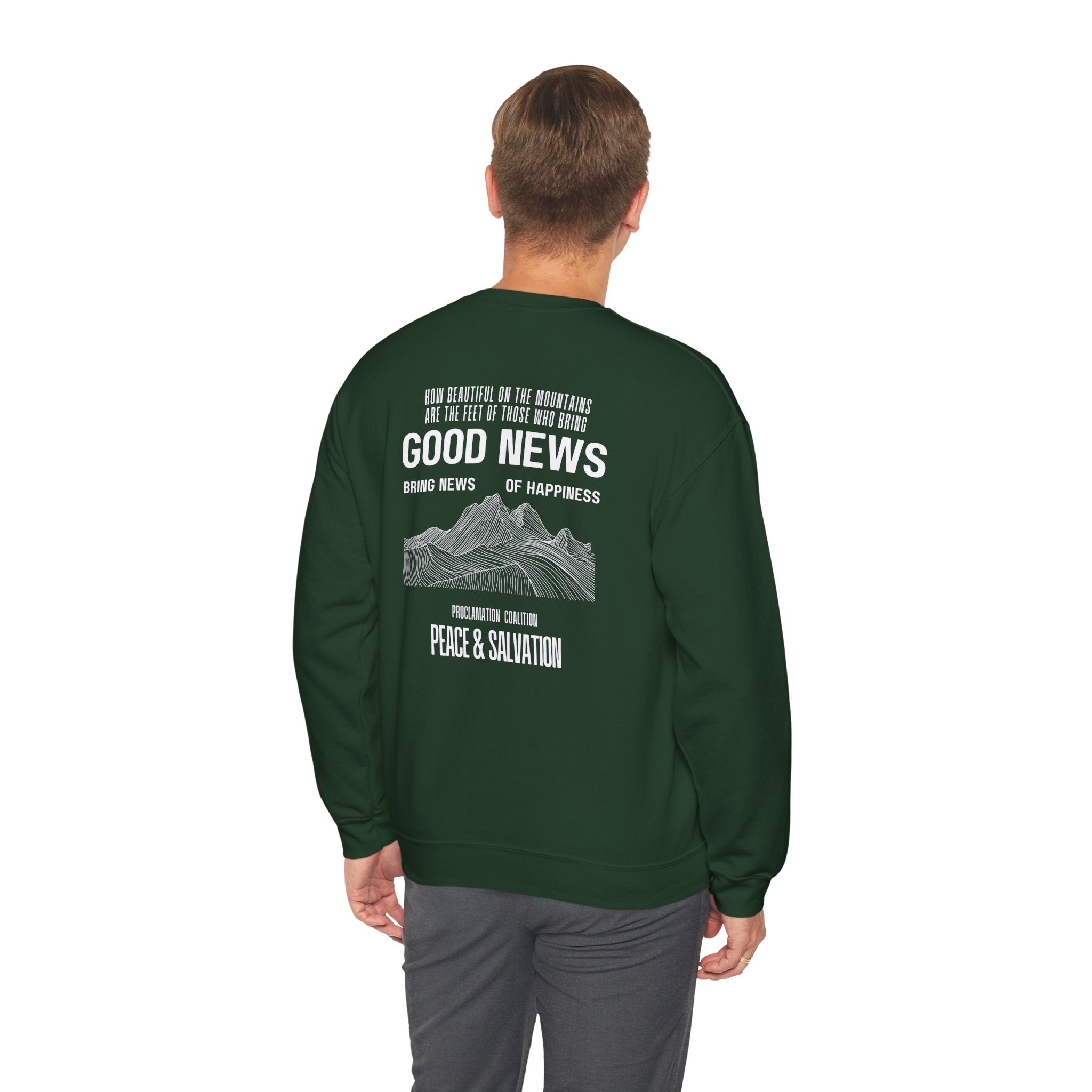 Isaiah 52:7 - Christian Crewneck Sweatshirt