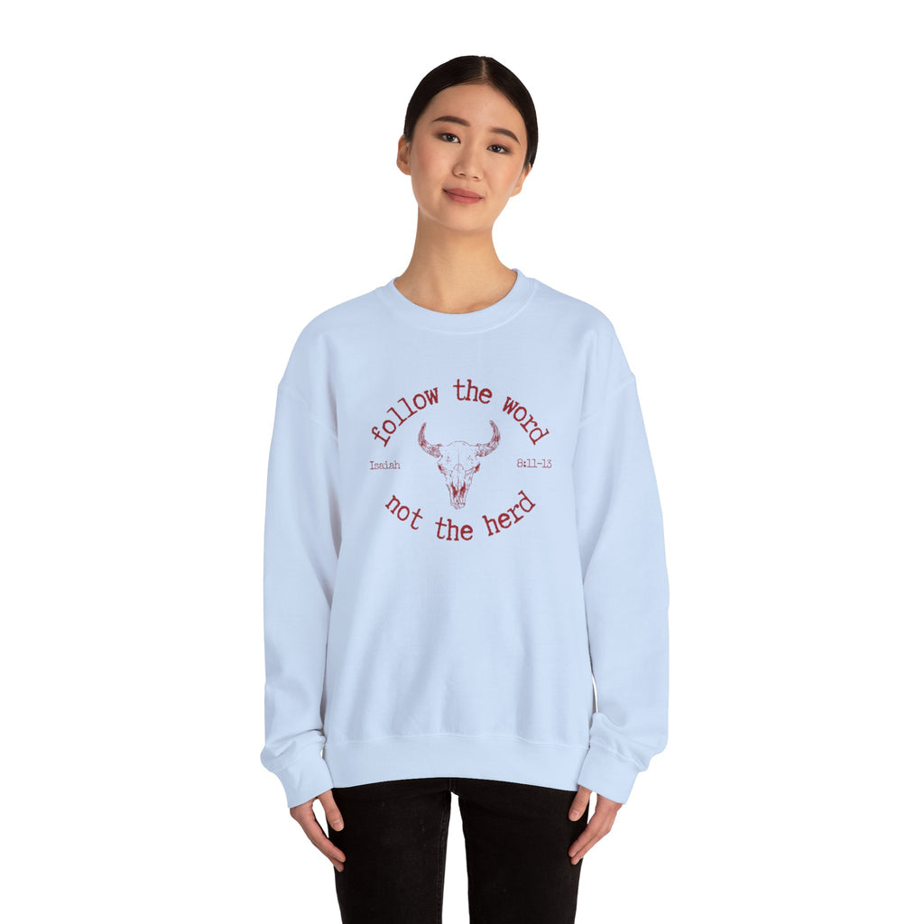 Isaiah 8:11-13 - Christian Crewneck Sweatshirt