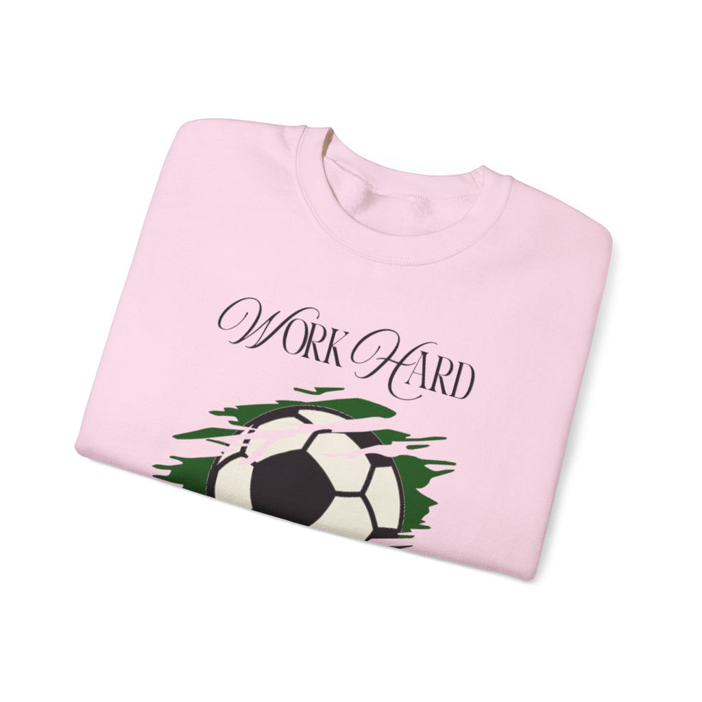 Soccer Work Hard Pray Hard - Crewneck Sweatshirt