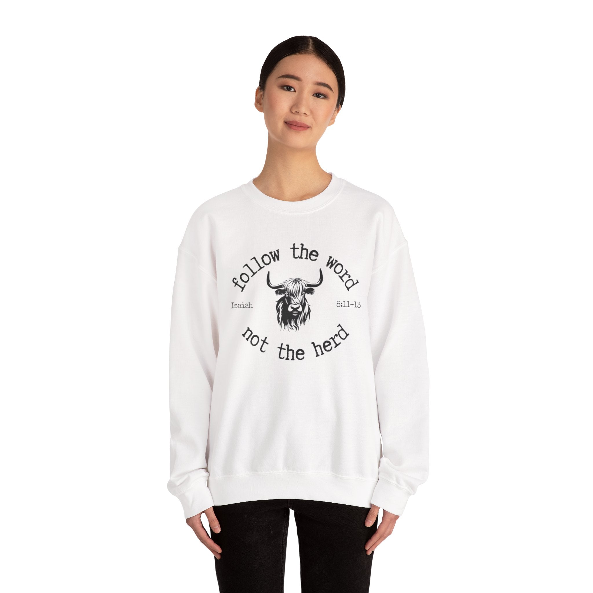 Isaiah 8:11-13 - Christian Crewneck Sweatshirt