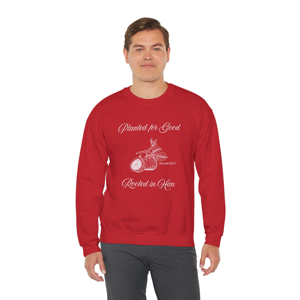 Jeremiah 24:4-7 - Christian Crewneck Sweatshirt