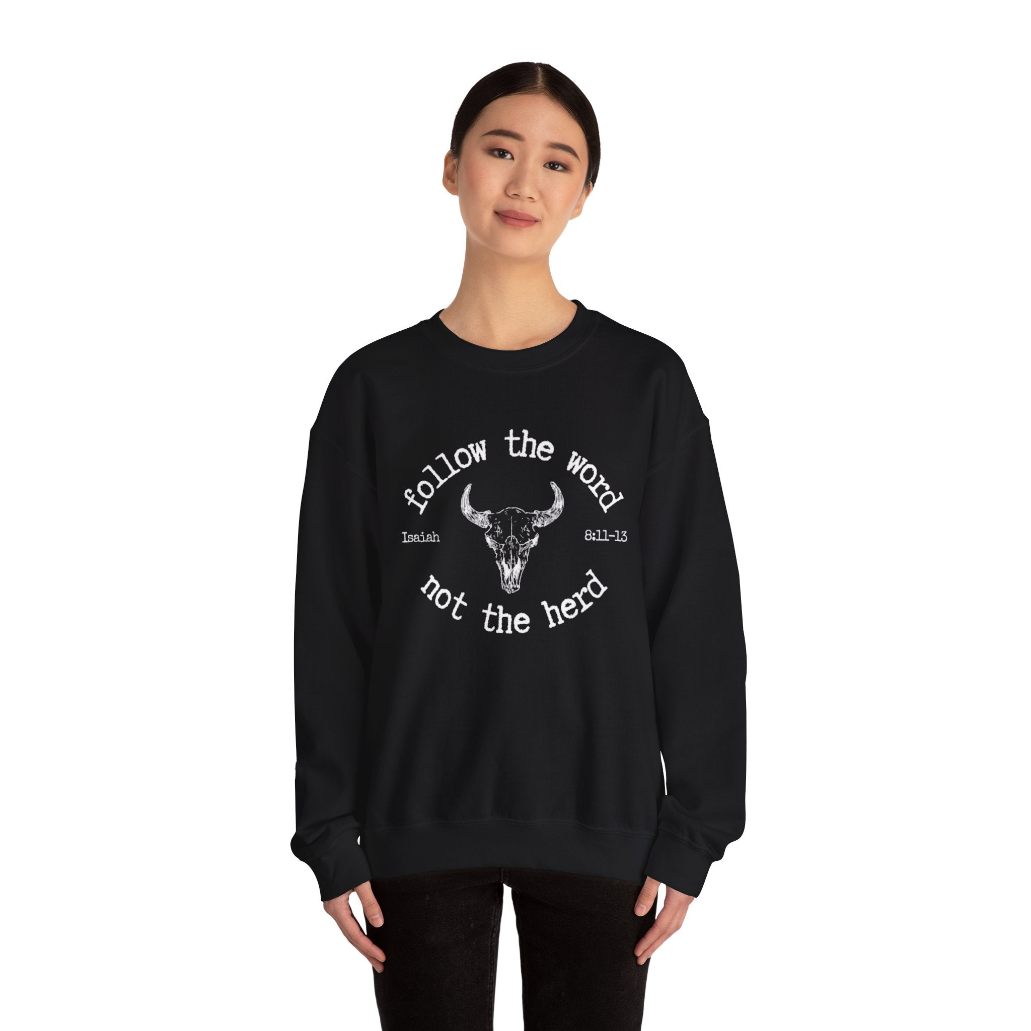 Isaiah 8:11-13 - Christian Crewneck Sweatshirt