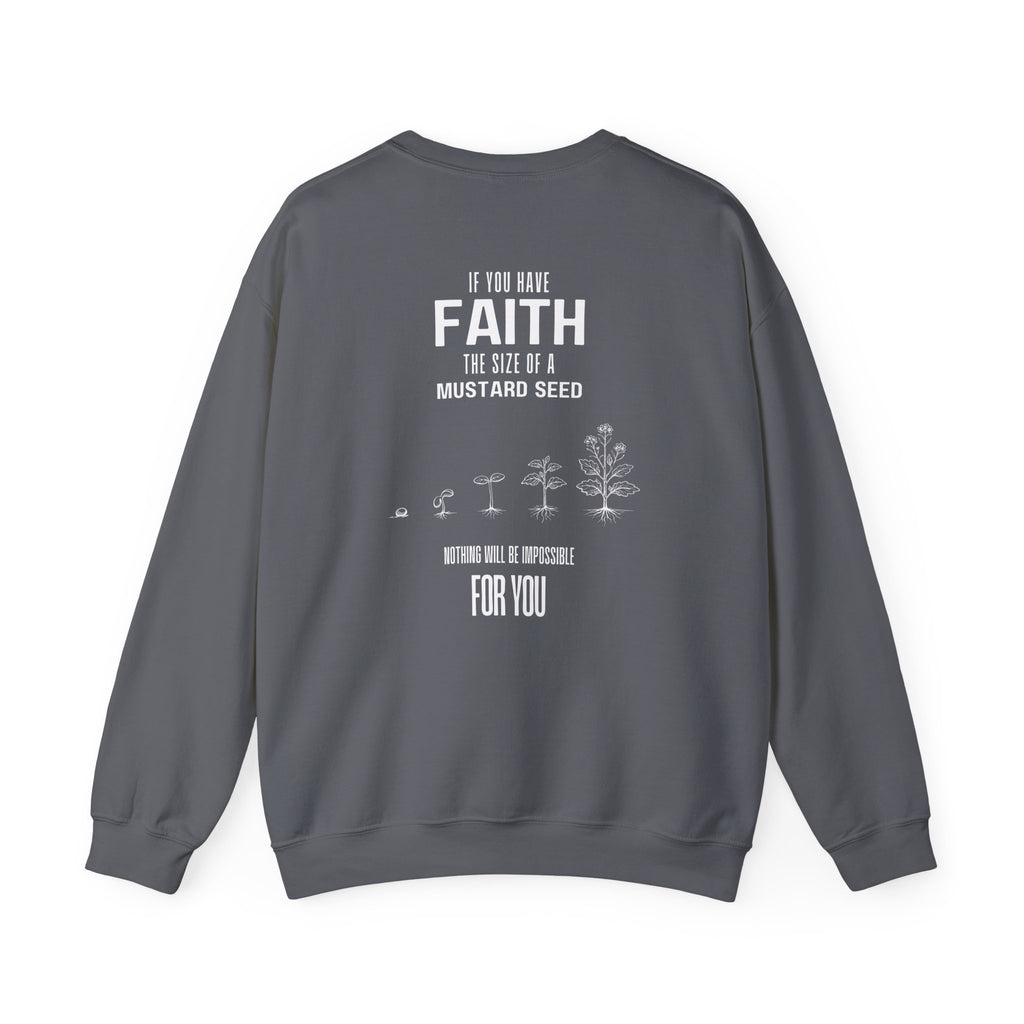 Matthew 17:20 - Christian Crewneck Sweatshirt