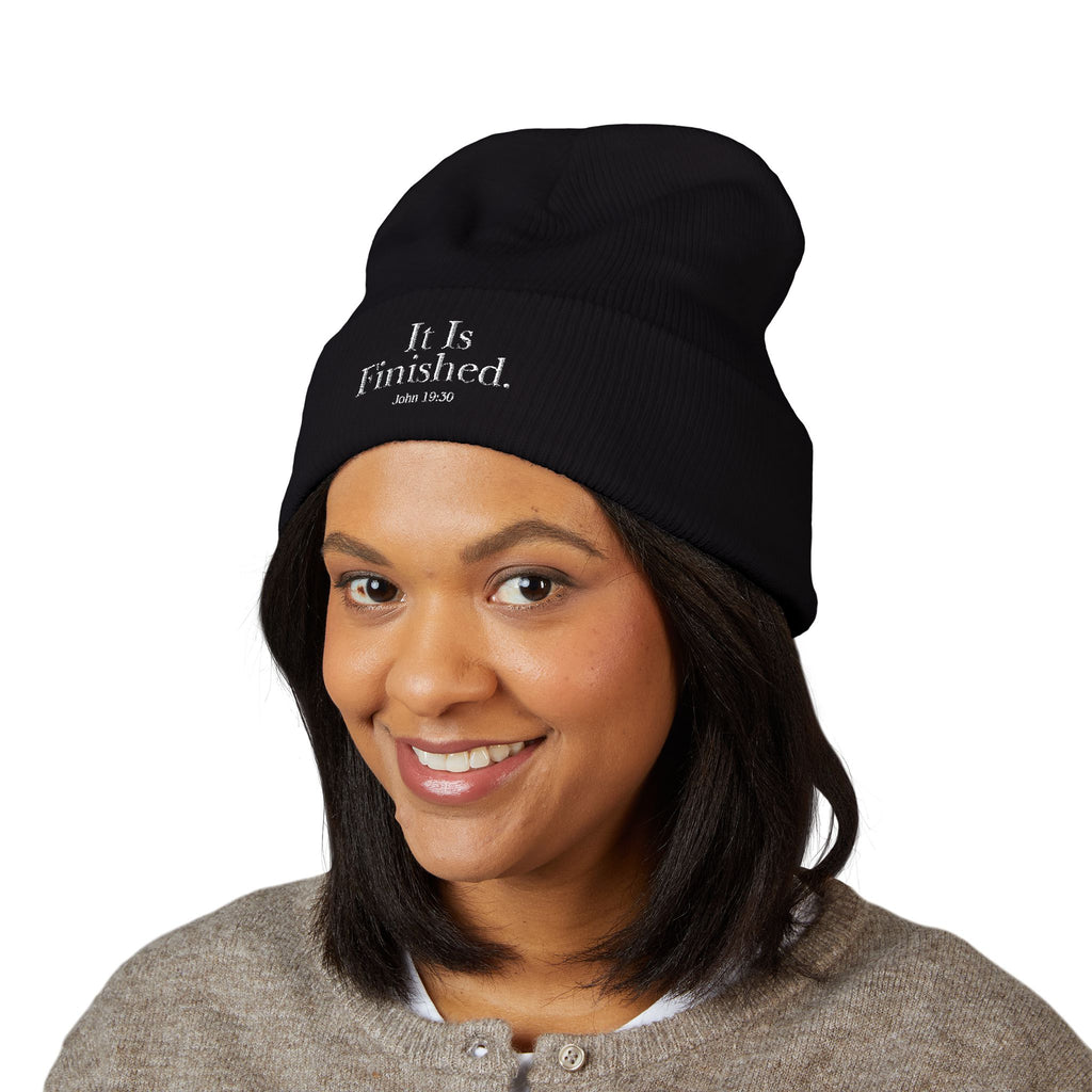 John 19:30 - Christian Beanie (Embroidered)