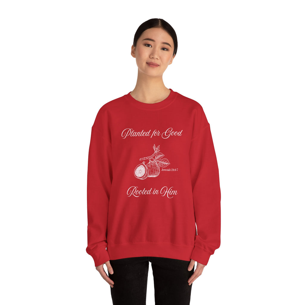 Jeremiah 24:4-7 - Christian Crewneck Sweatshirt