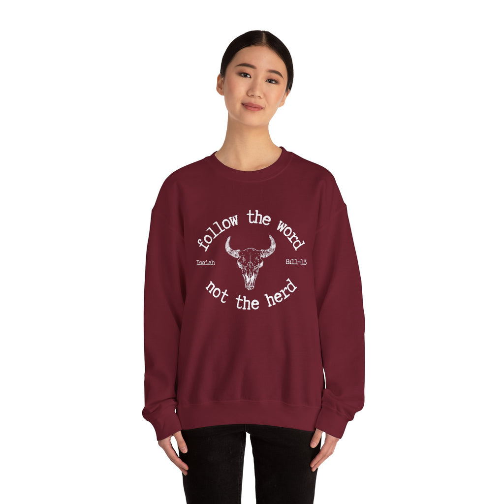 Isaiah 8:11-13 - Christian Crewneck Sweatshirt