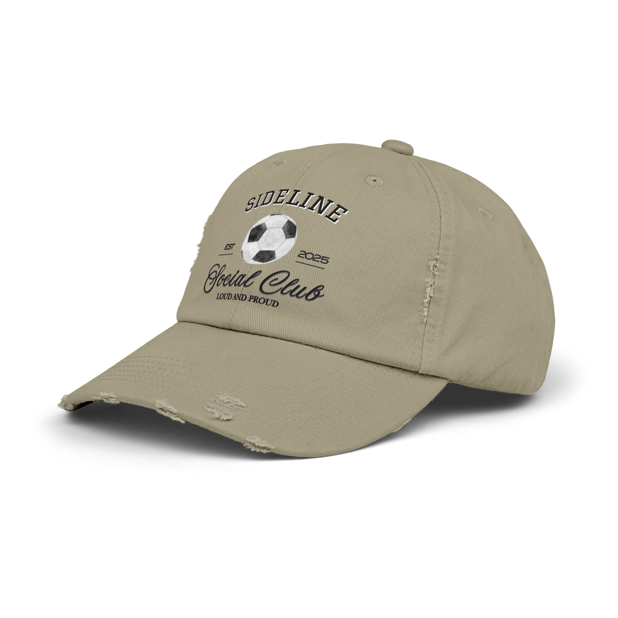 Soccer Sideline Social Club - Distressed Cap