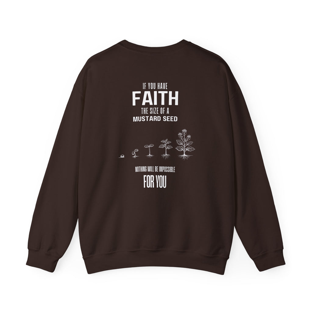 Matthew 17:20 - Christian Crewneck Sweatshirt
