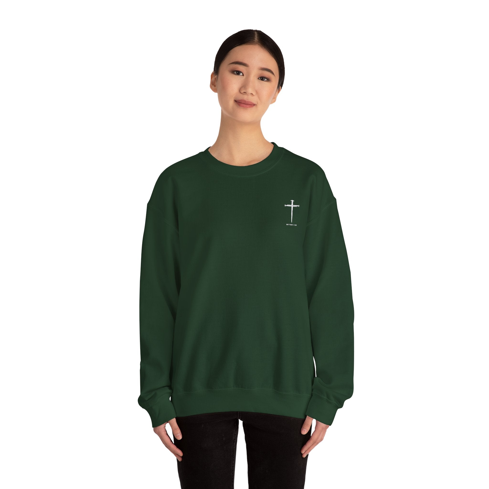 Matthew 17:20 - Christian Crewneck Sweatshirt