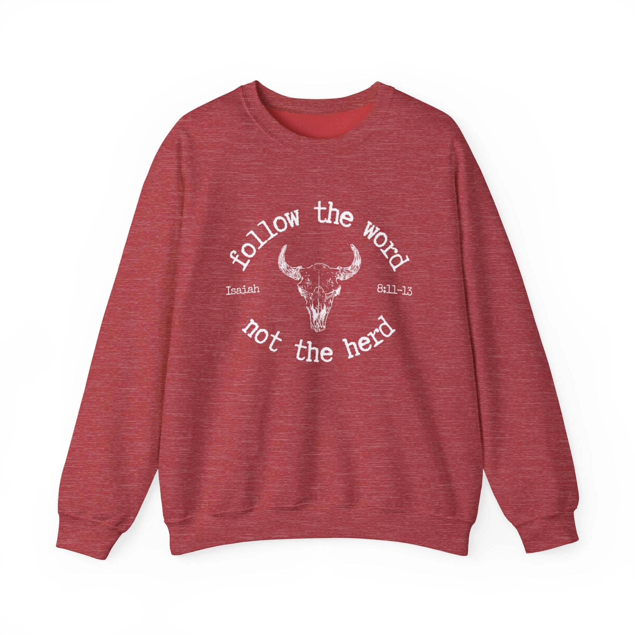 Isaiah 8:11-13 - Christian Crewneck Sweatshirt